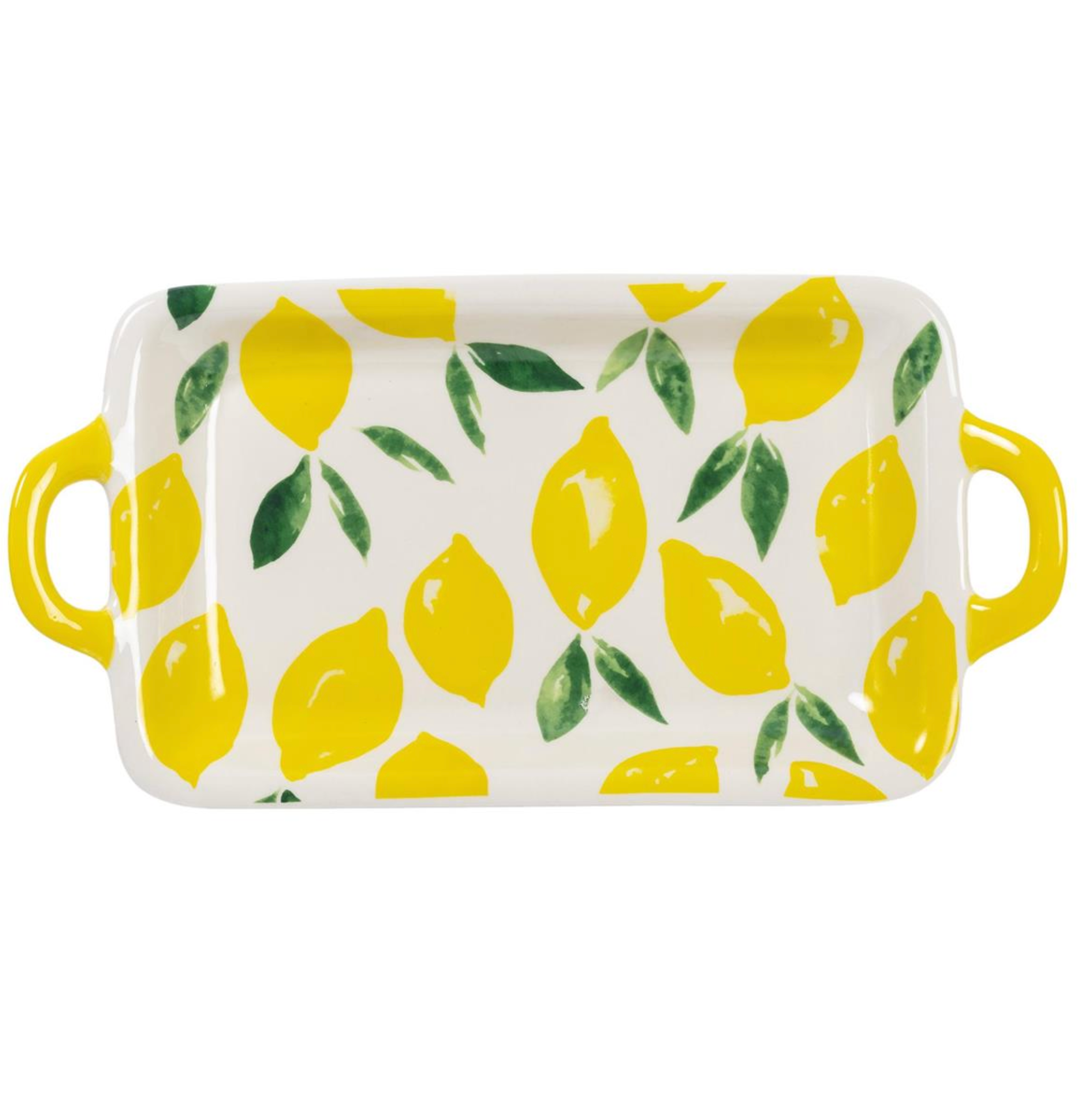 Lemons Handled Tray Dish