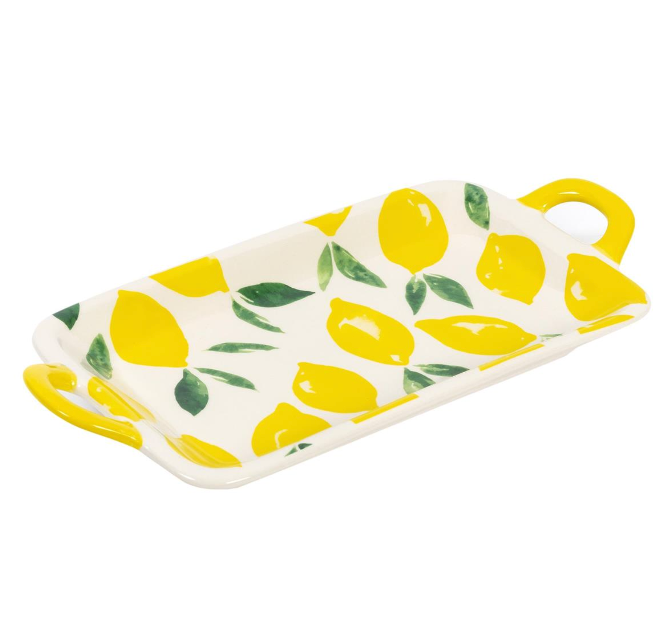 Lemons Handled Tray Dish