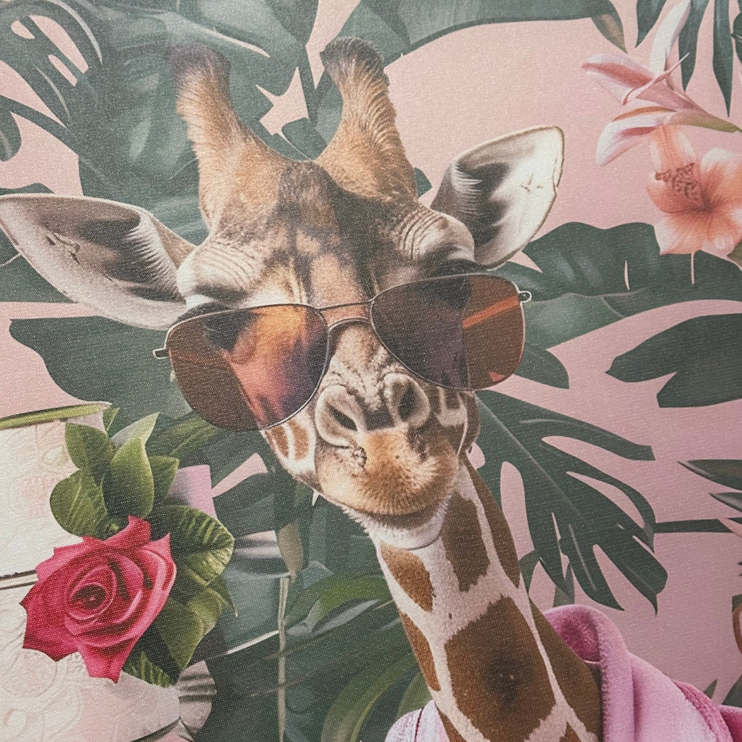 Wall Art Giraffe in a robe!