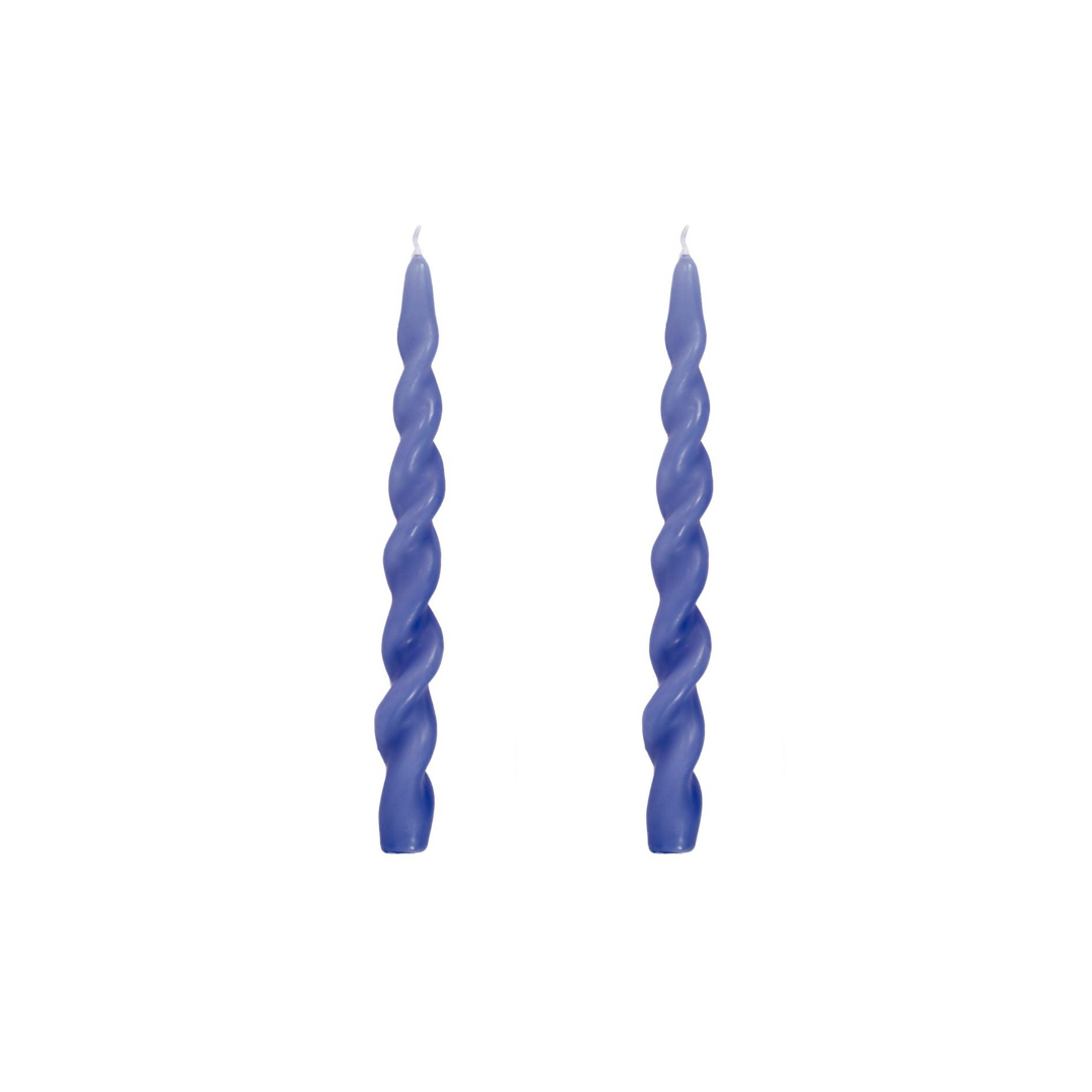 Deco Lite Spiral Tapers 10" Set of 2