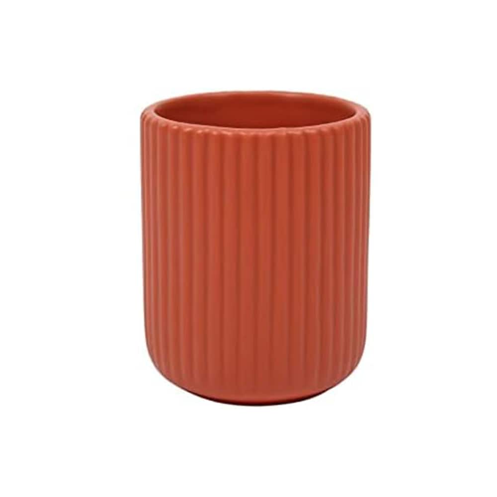 Ceramic Planter Dark Orange