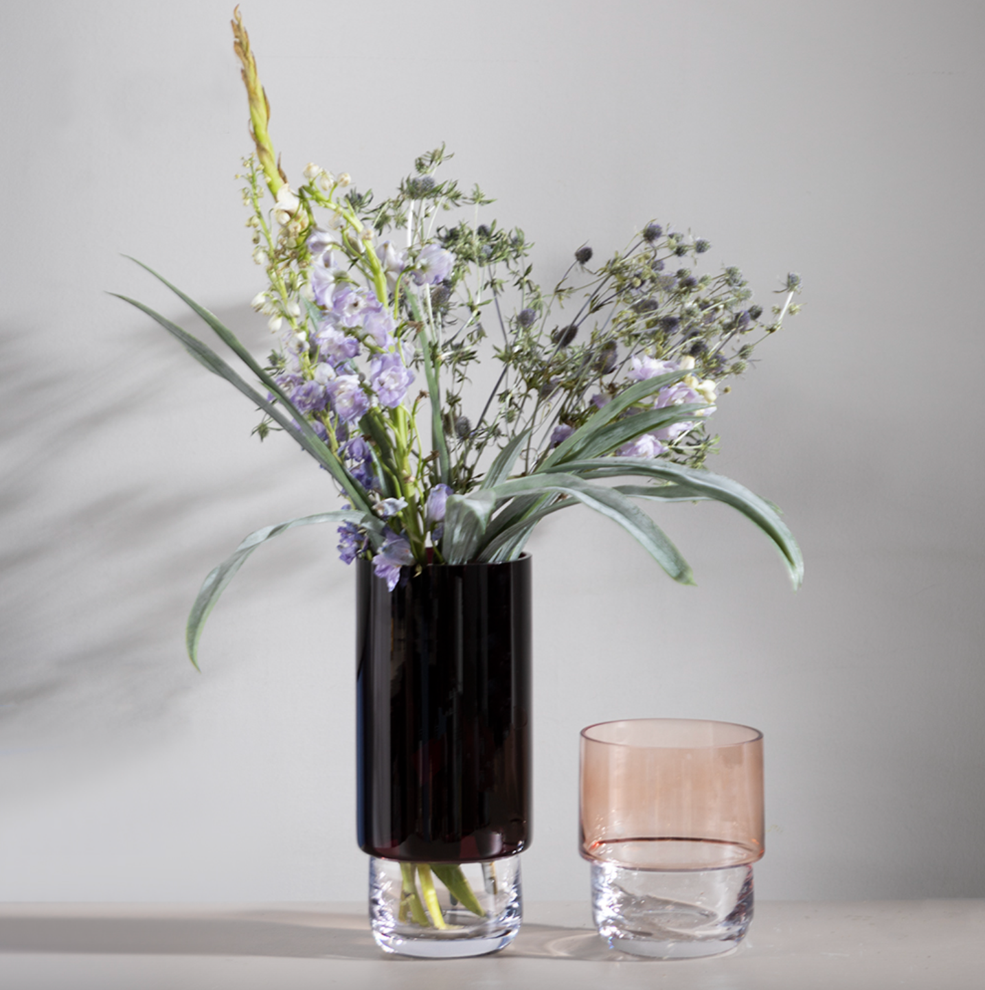 Home Decor Flower Glass Vase
