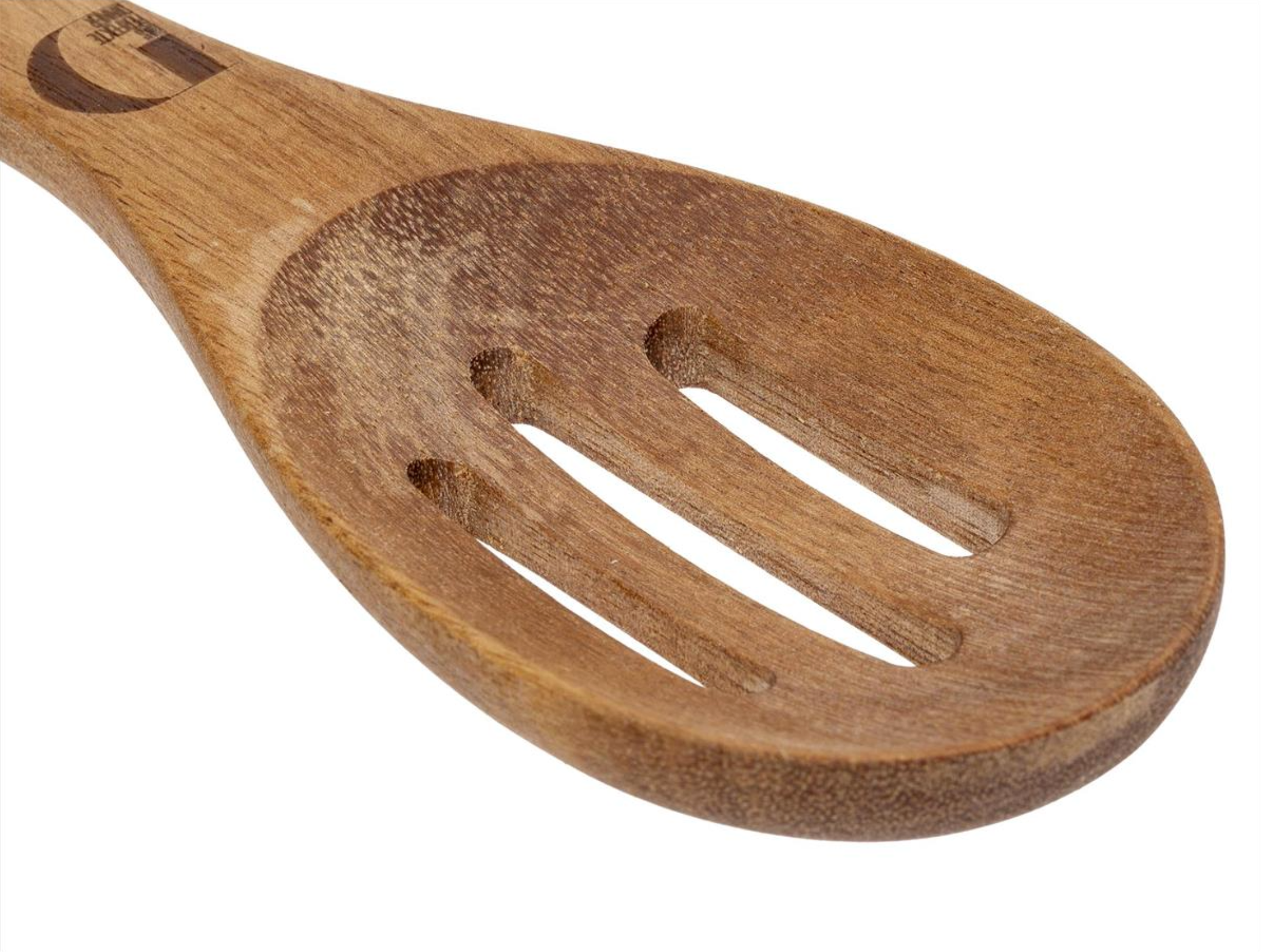 Acacia Wood Slotted Spoon