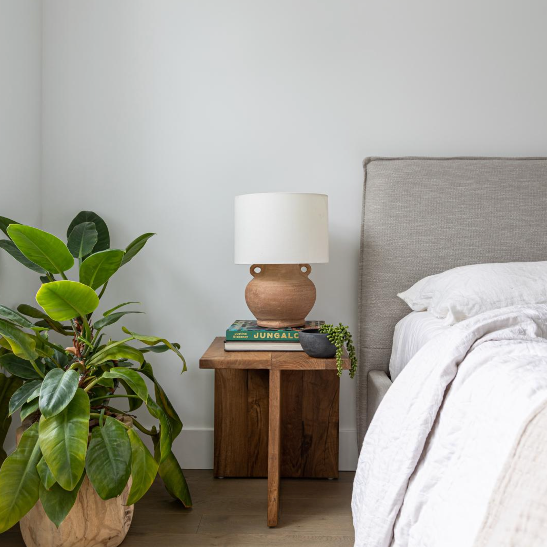Natura Terra Accent Side Table Teak Wood