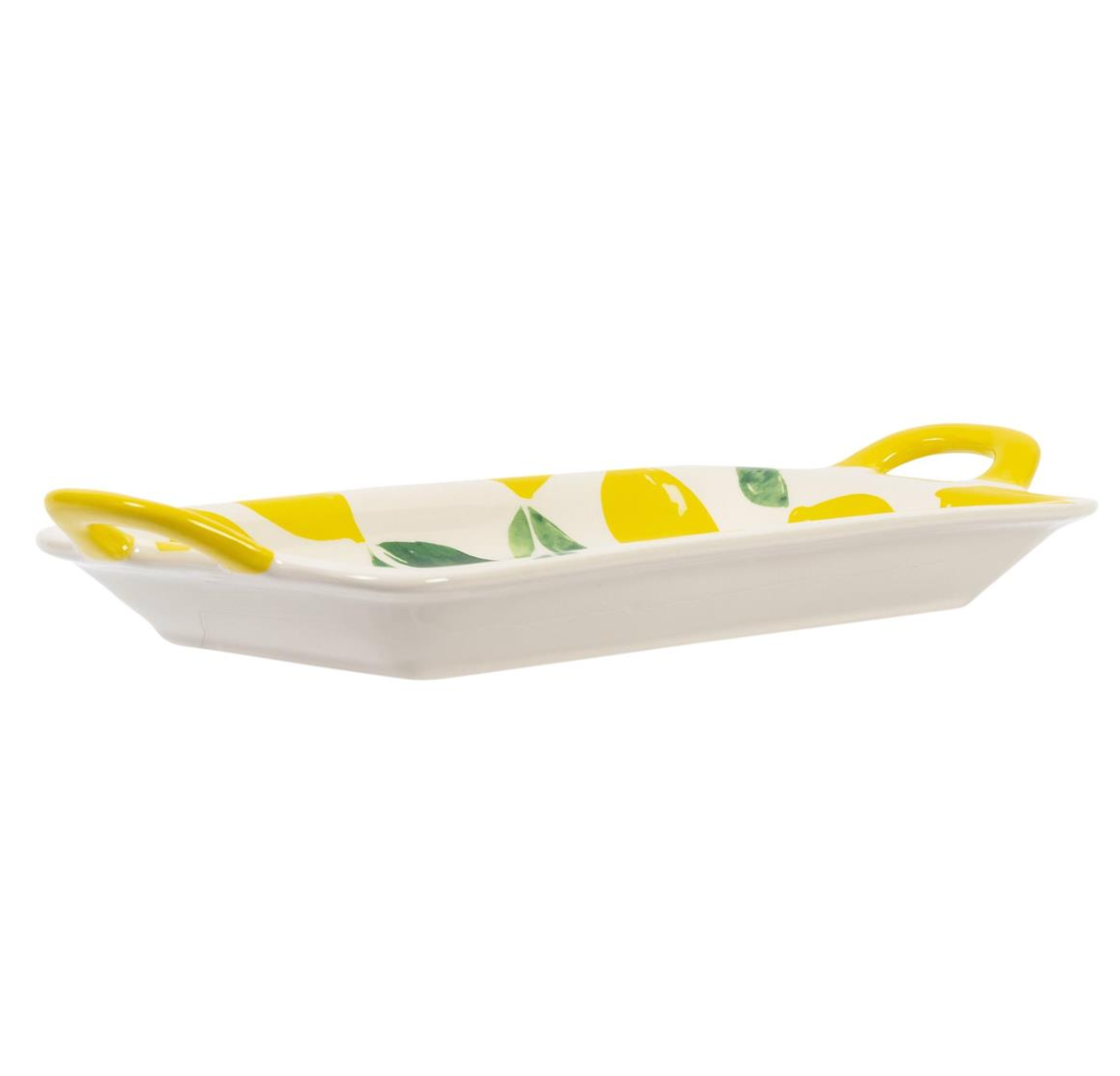 Lemons Handled Tray Dish