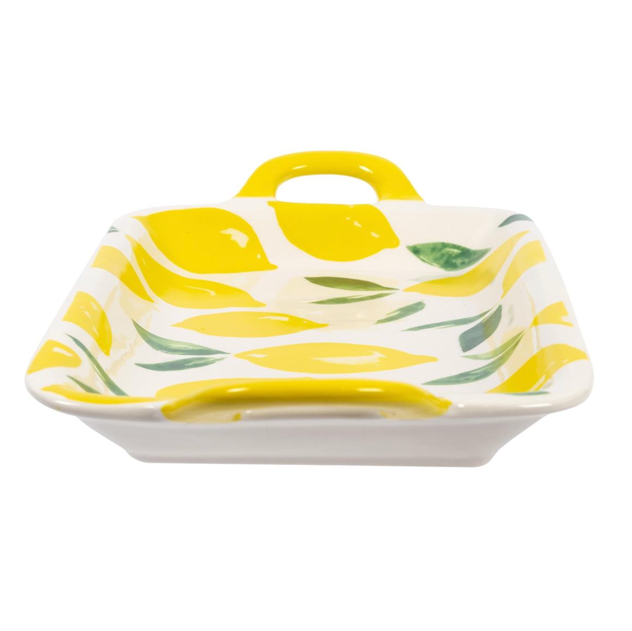 Lemons Handled Tray Dish