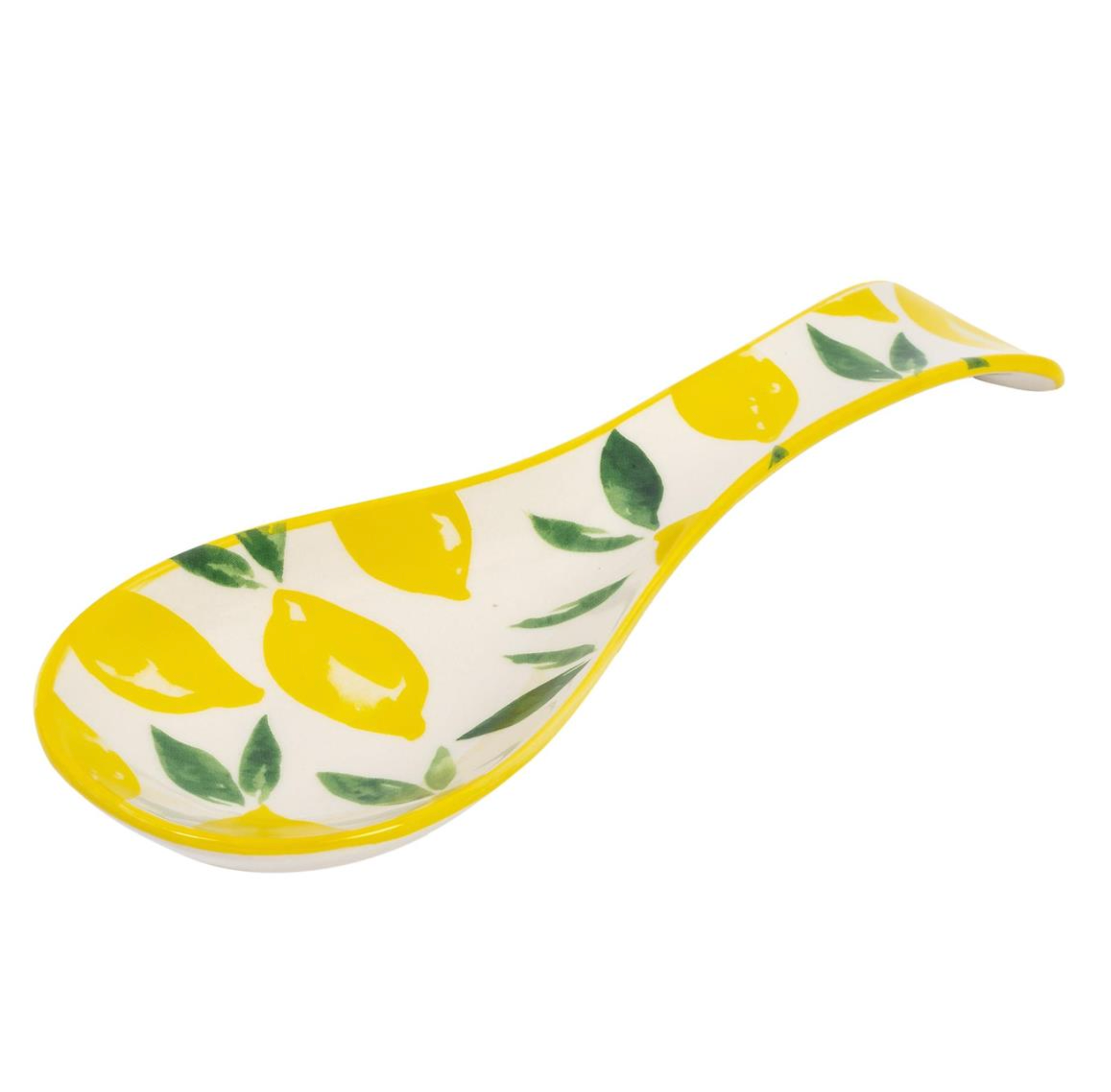 Lemons Spoon Rest Ceramic