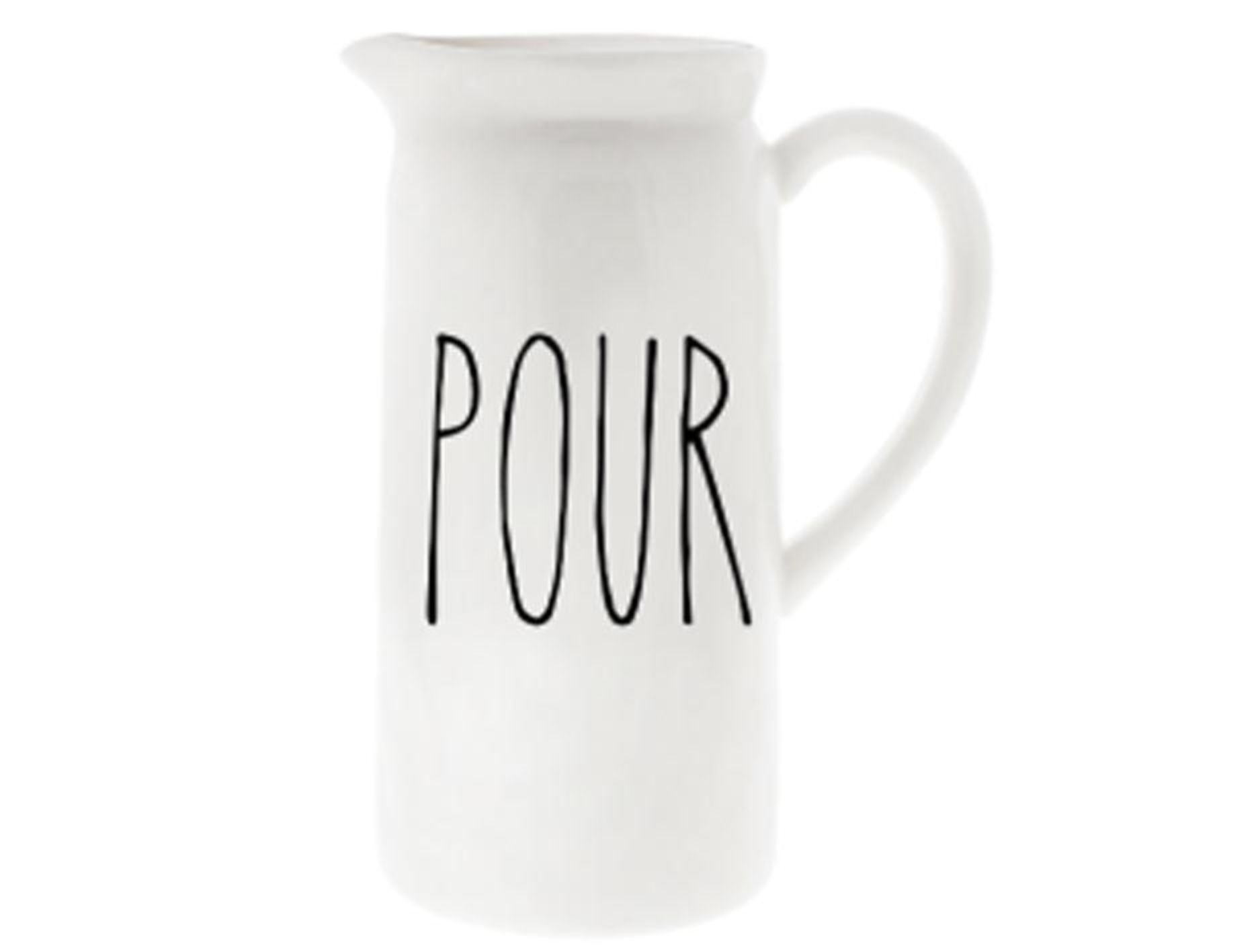 Farmhouse Modern Ceramic Pitcher Pour