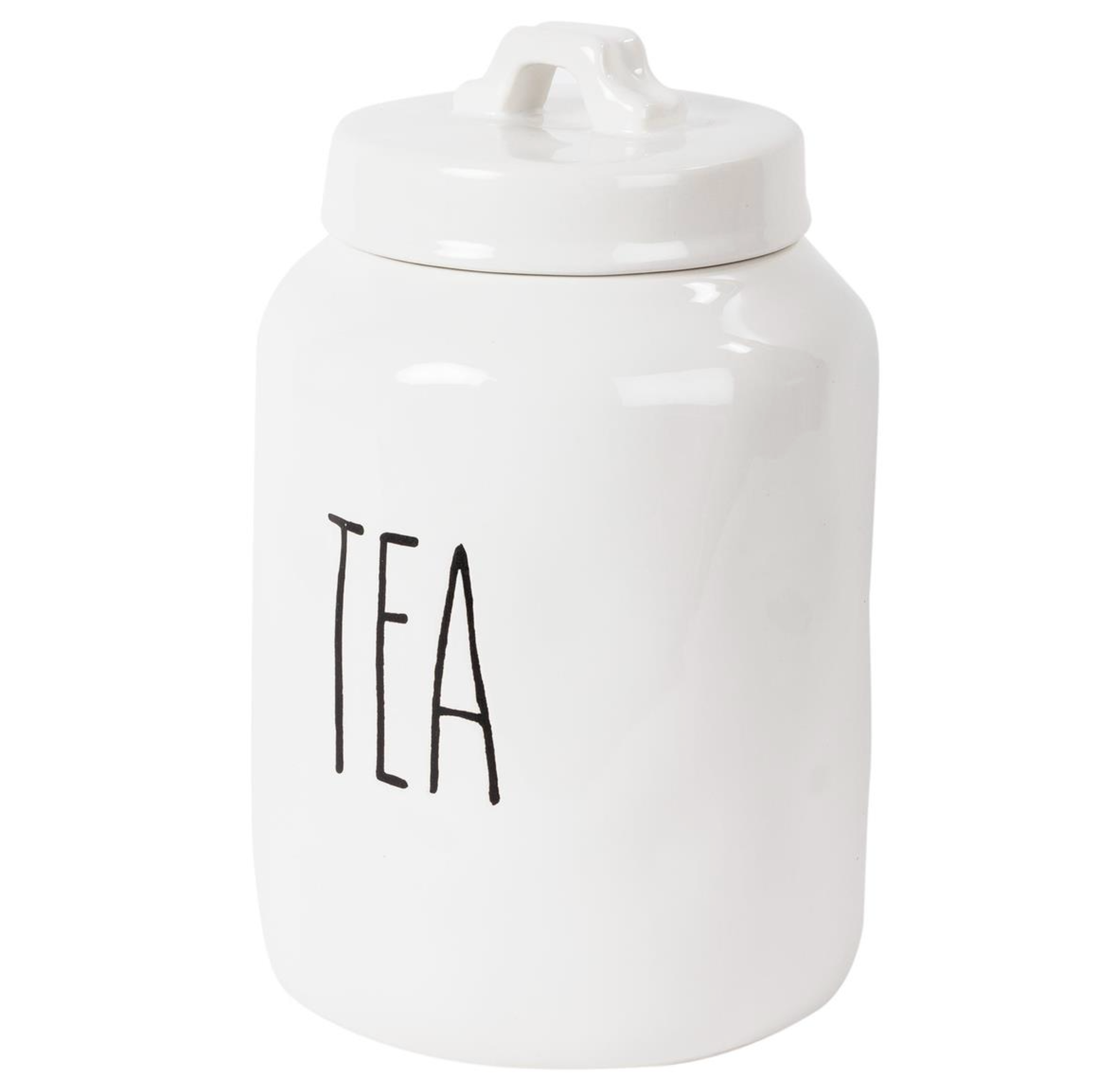 Farmhouse Modern Ceramic Tea Jar