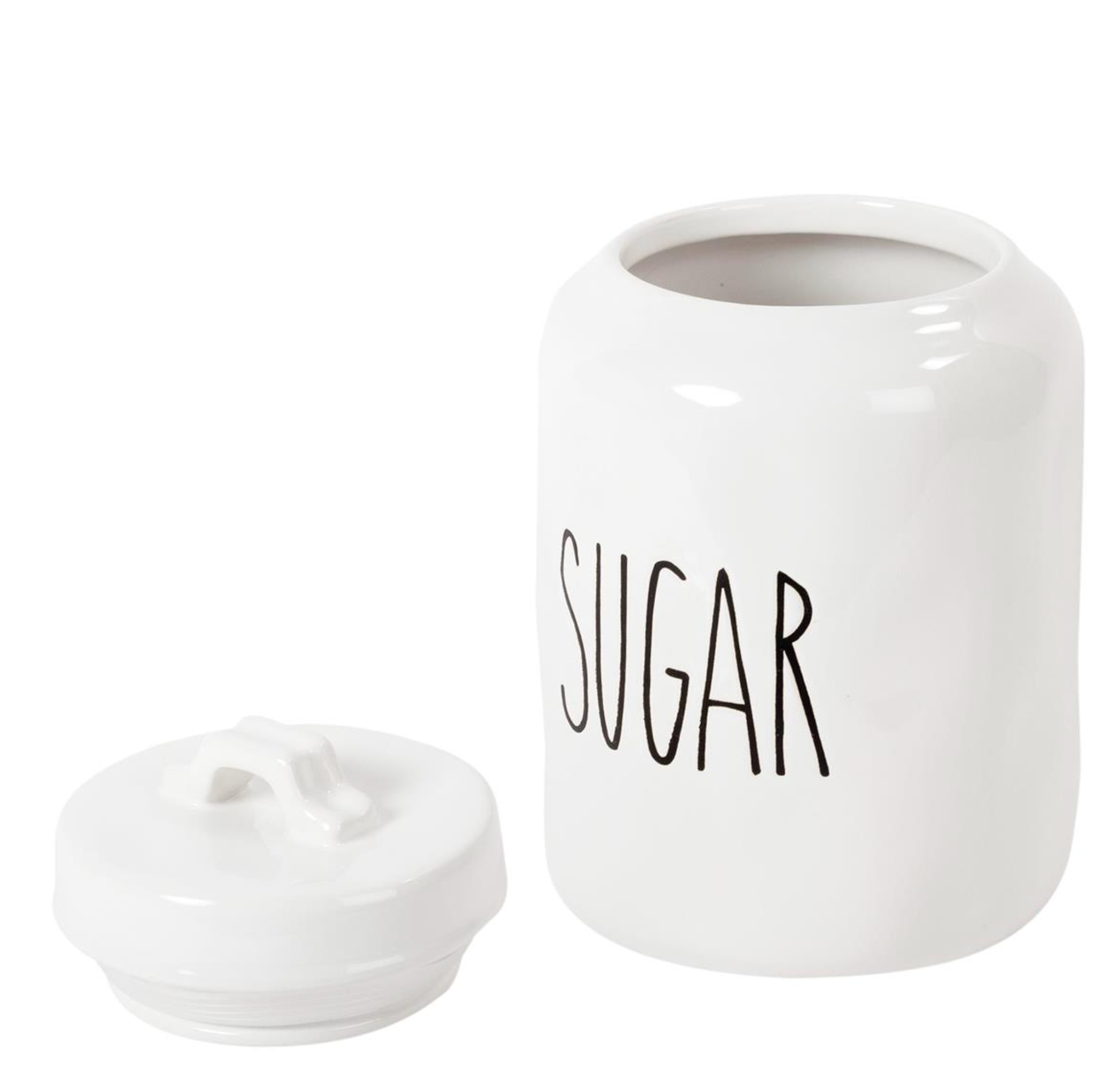 Farmhouse Modern Ceramic Sugar Jar