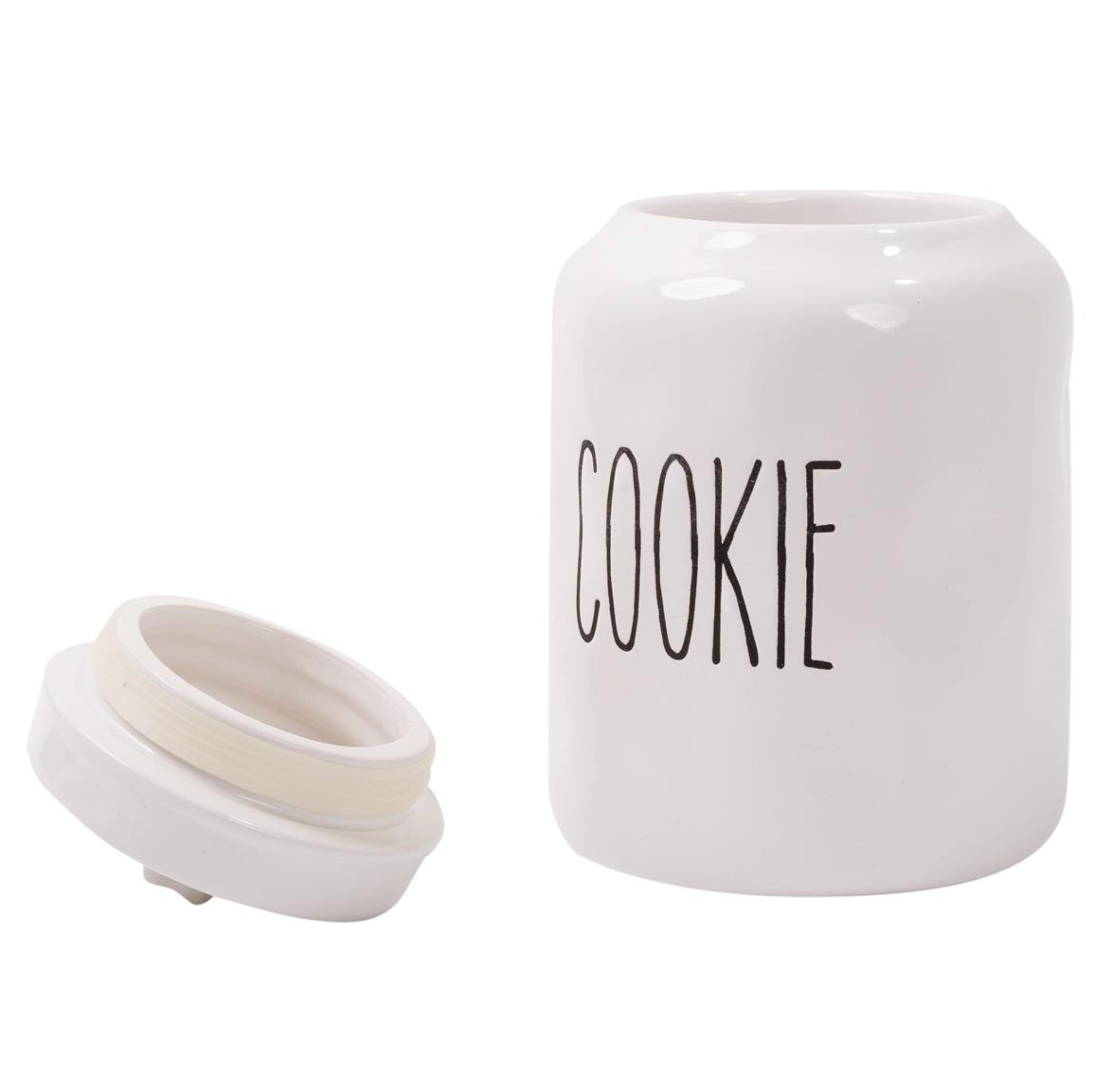 Farmhouse Modern Ceramic Cookie Jar