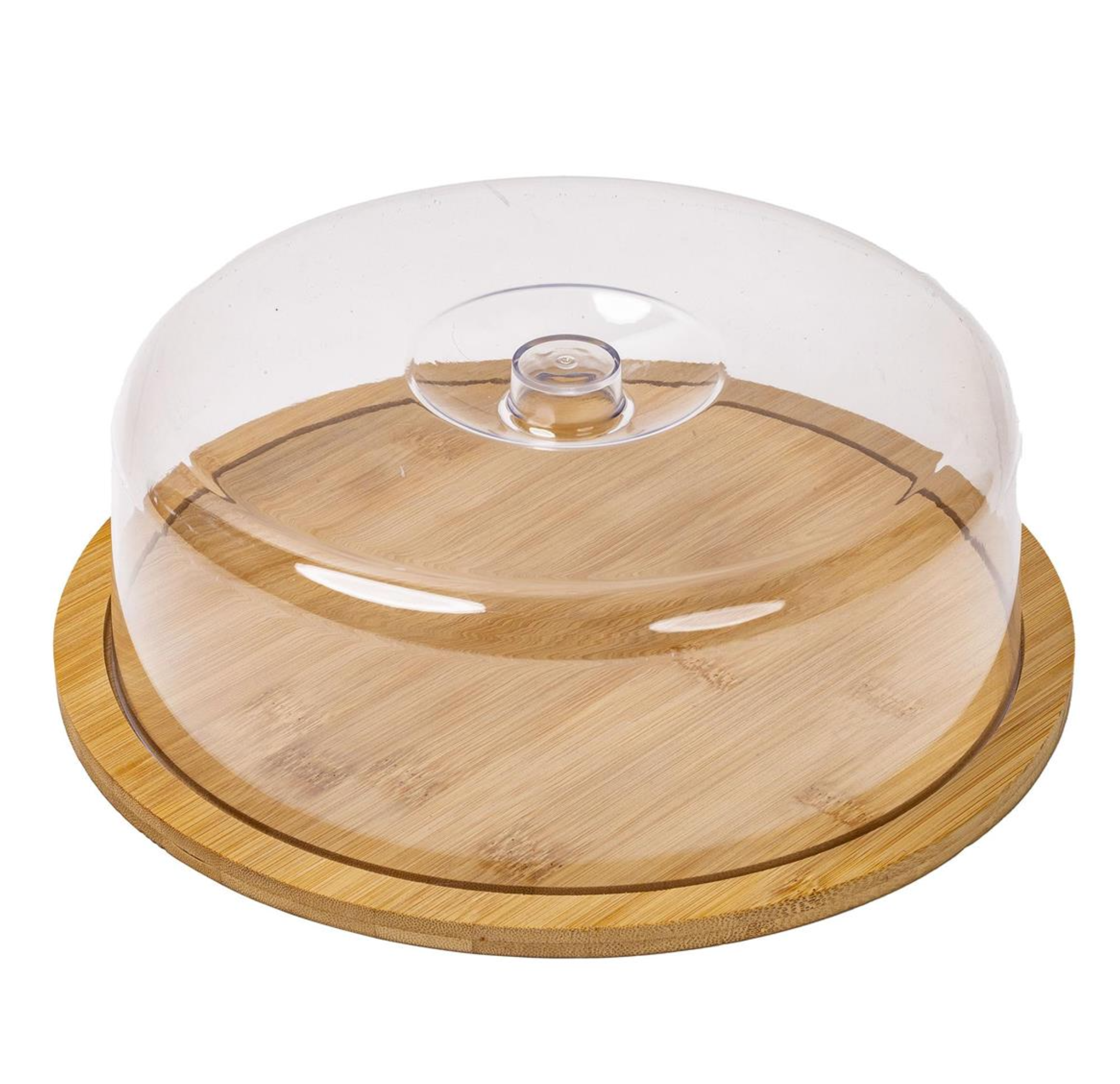 Gourmet Cake Server With Bamboo Base 11.25"