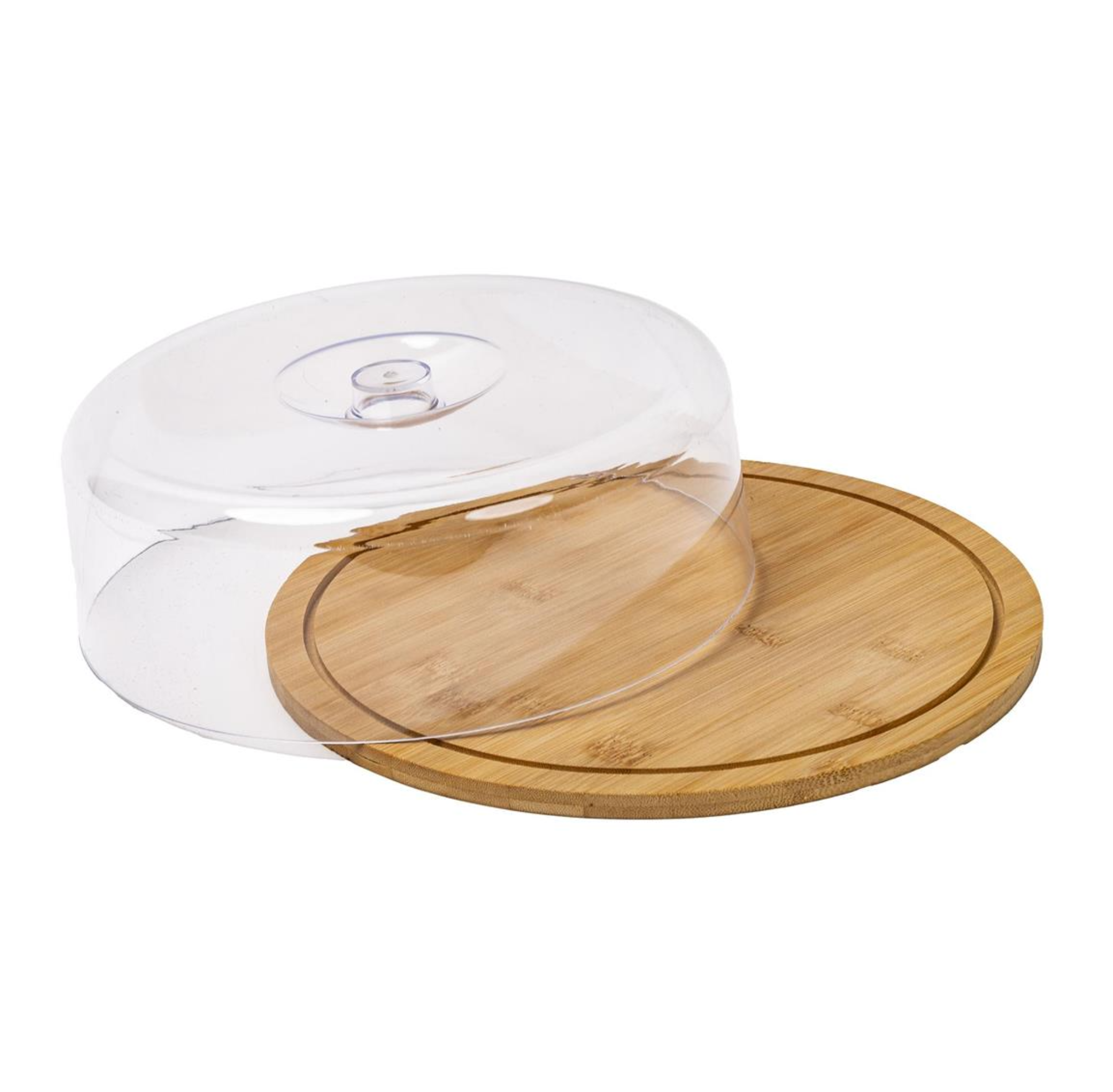 Gourmet Cake Server With Bamboo Base 11.25"