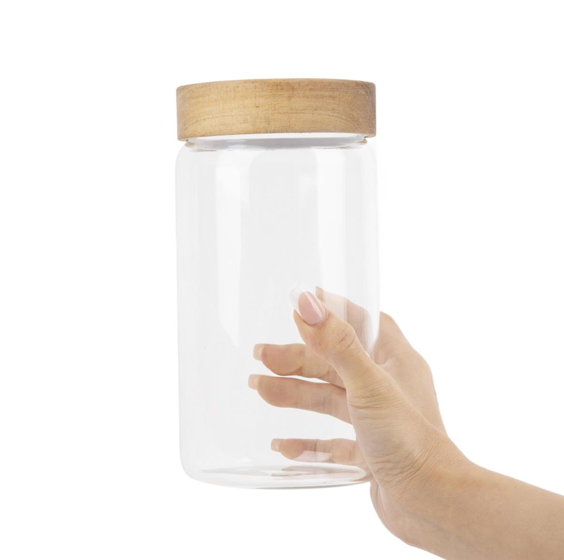 Gourmet 1,150 ml Glass Jar With Acacia Wood Lid