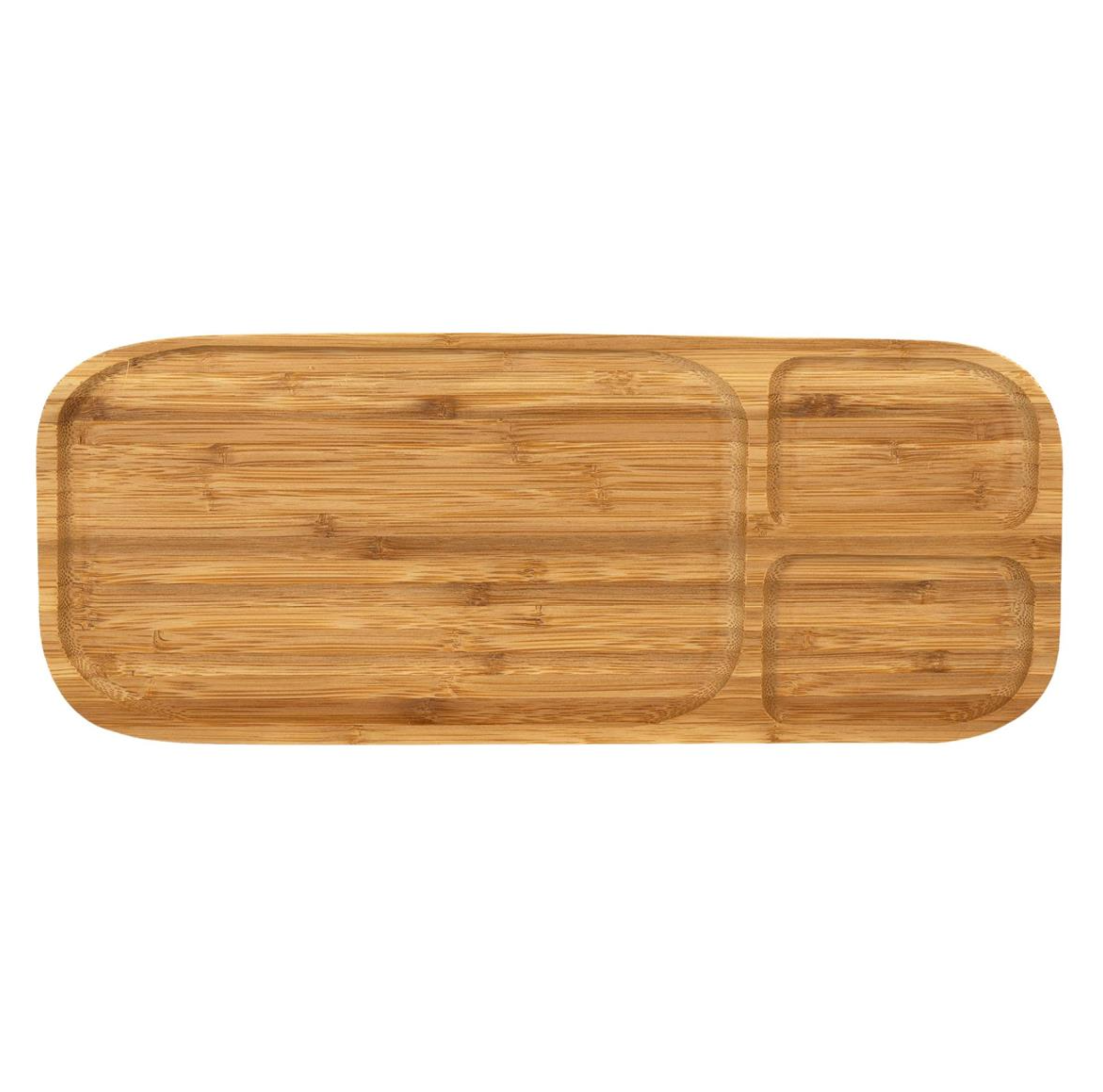 Gourmet Bamboo Food Tray, Shrink With Col. Sleve