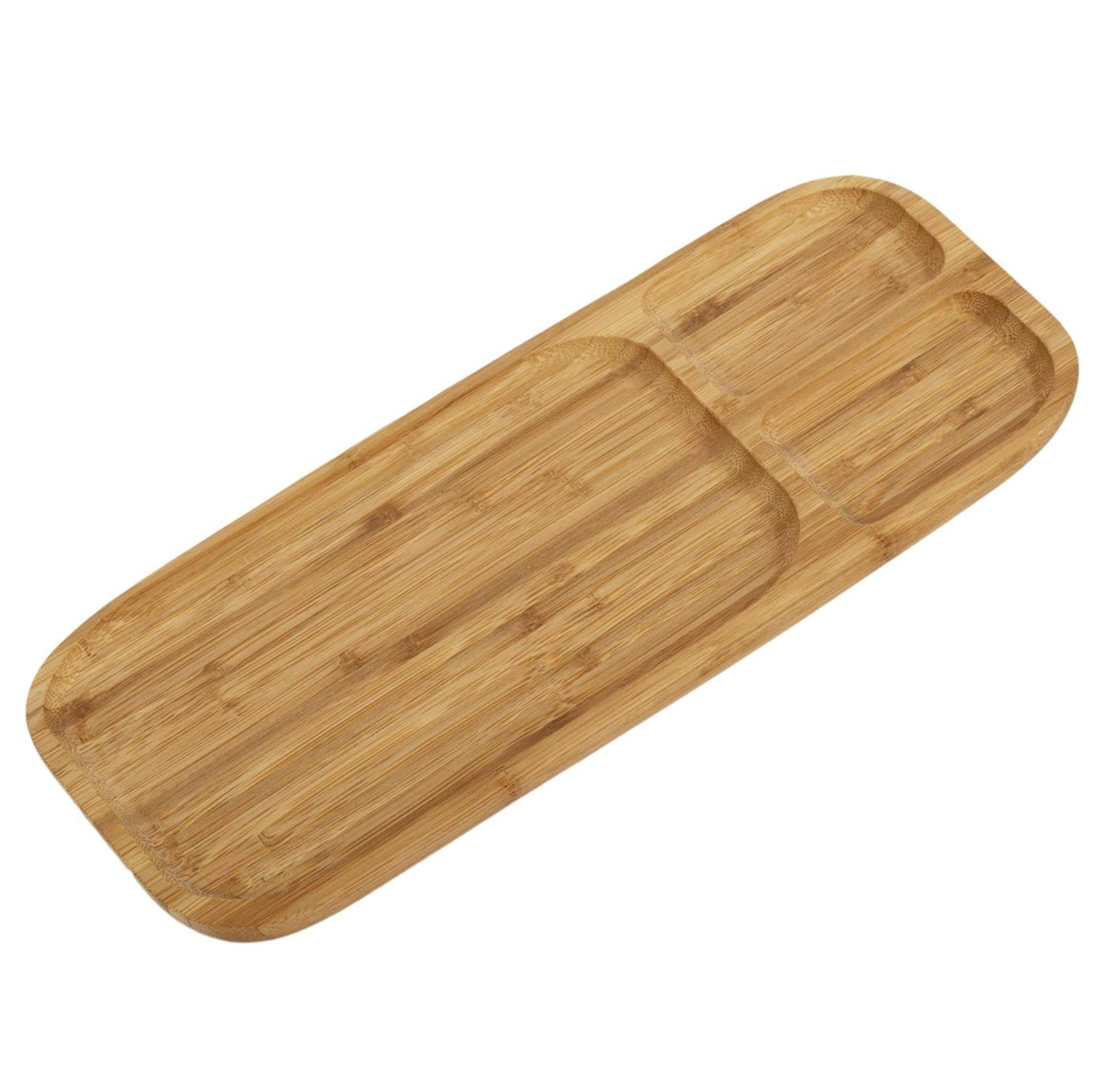 Gourmet Bamboo Food Tray, Shrink With Col. Sleve