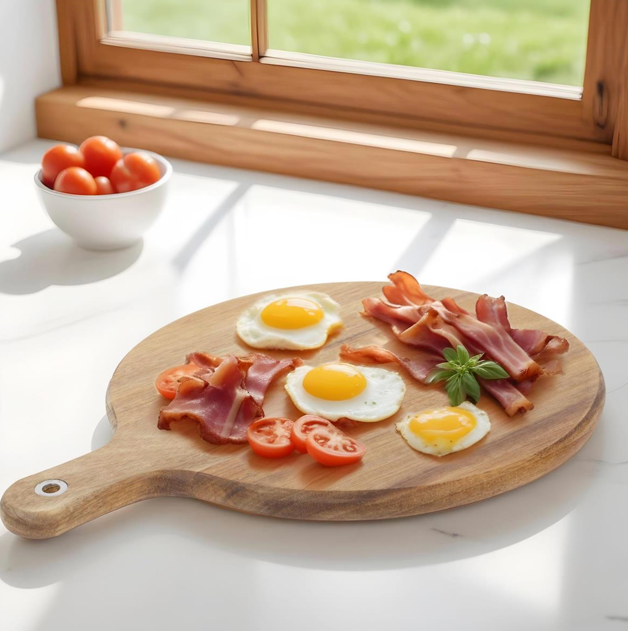 Gourmet Acacia Wood Serving Cutting Board