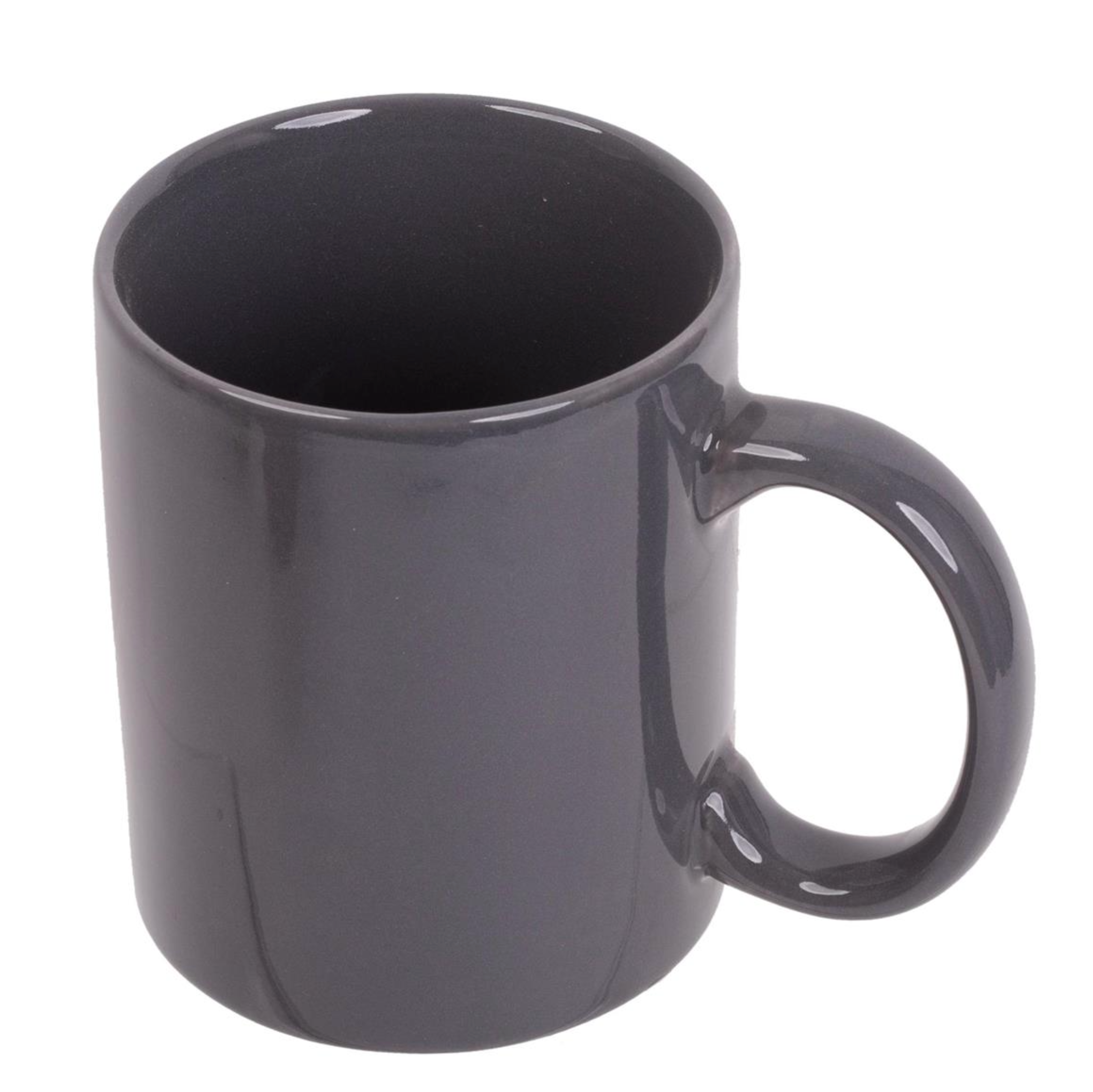 Luciano 11.5oz Stoneware Solid Mug Gray