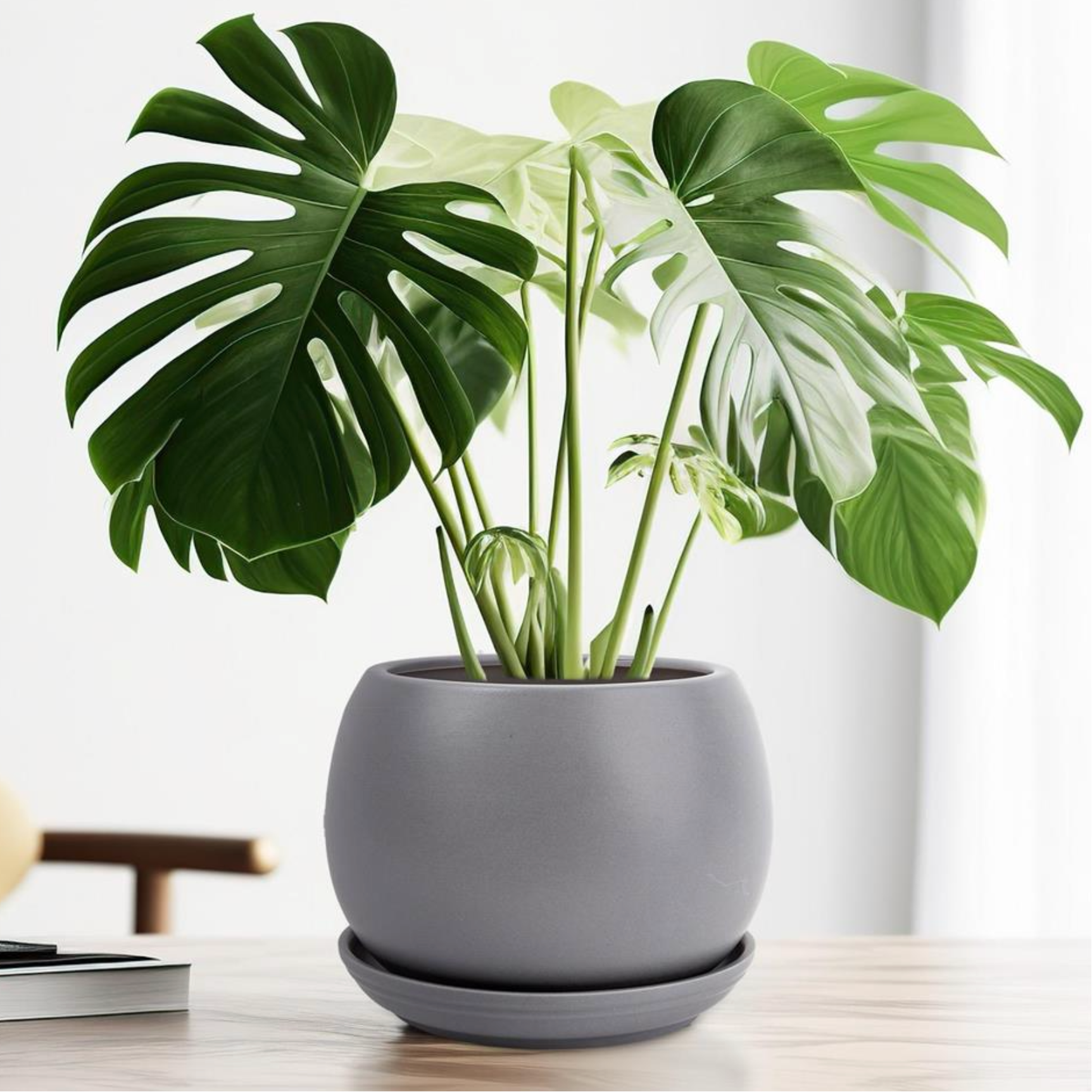 Ceramic Planter Grey