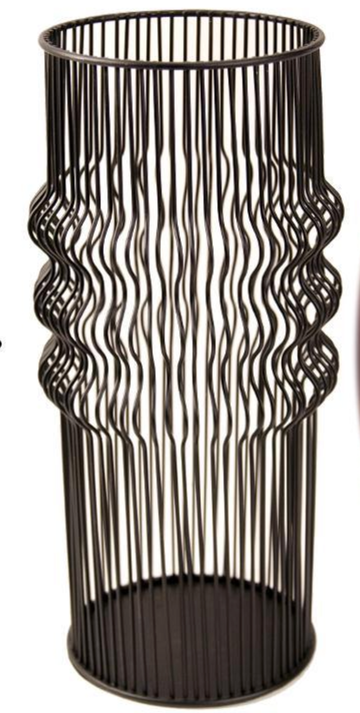 Kai Black Wire Candle Holder Tall