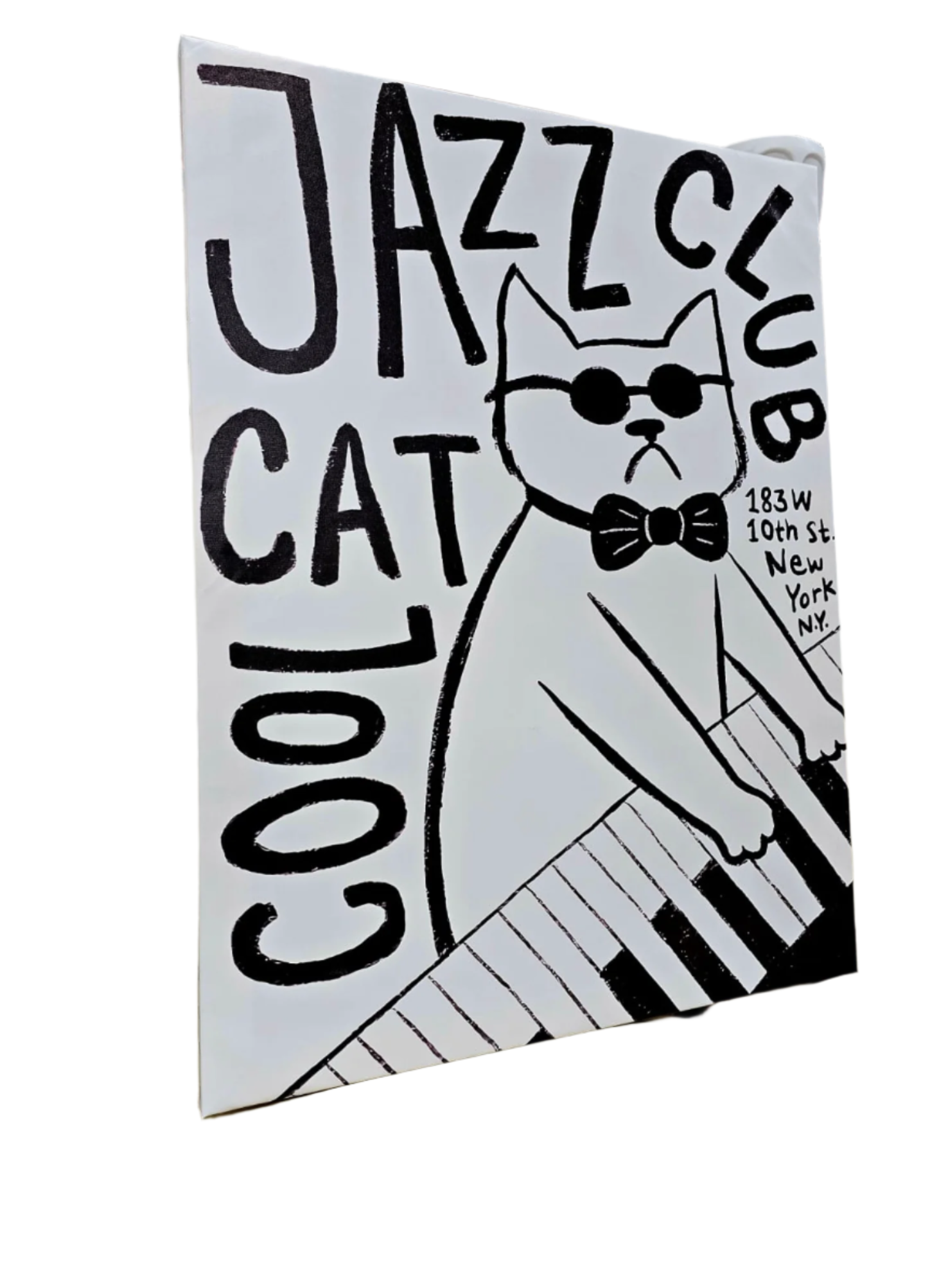 Wall Art Cat Jazz Club