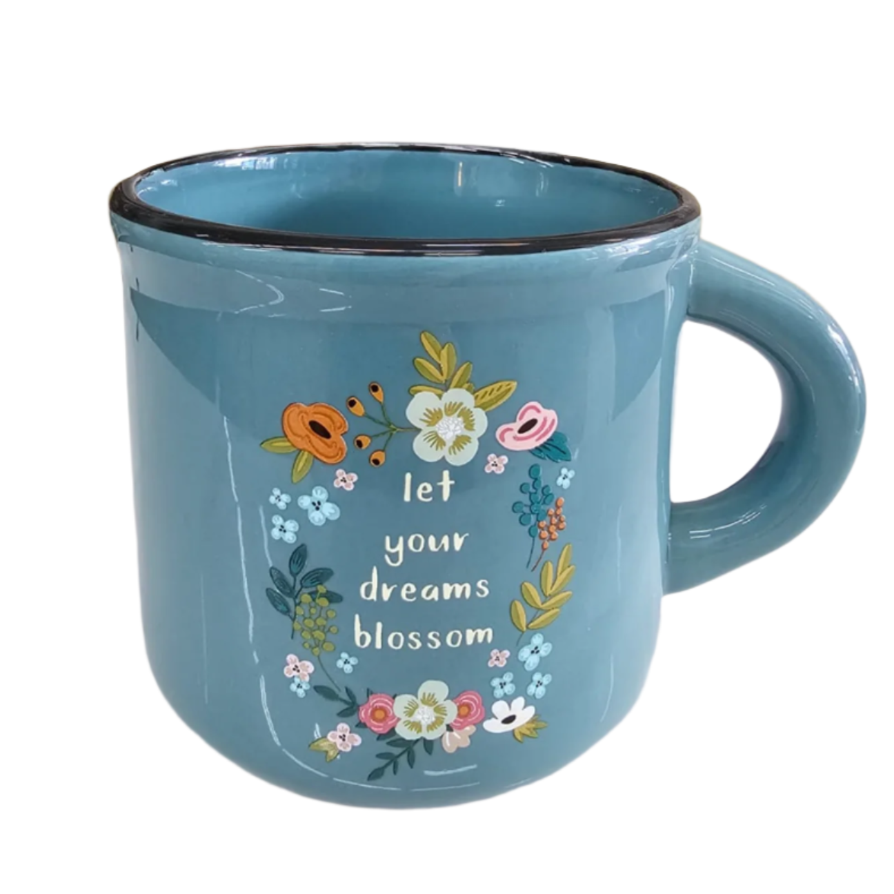 Mug Ceramic Printed 16 oz Spring Flowers