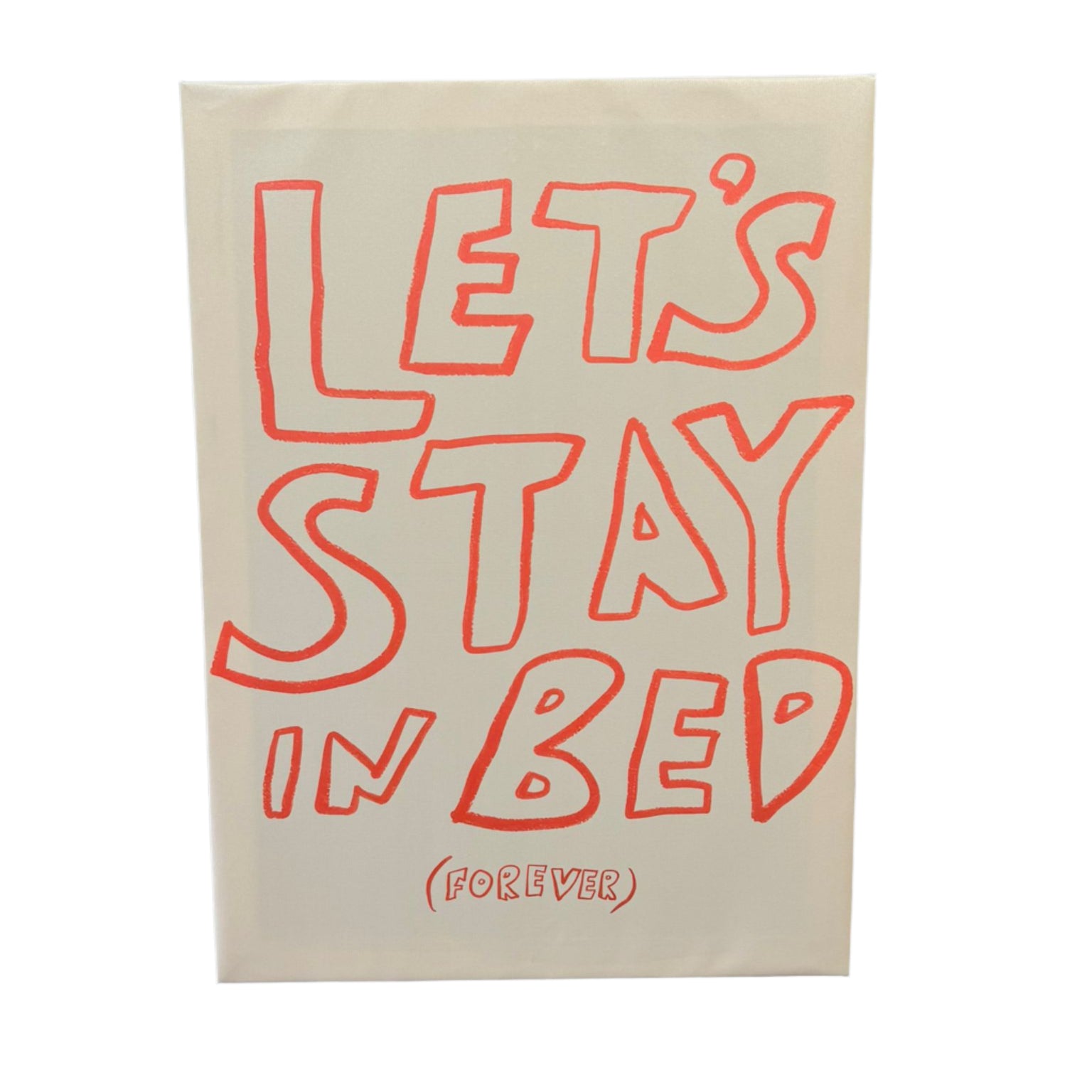 Wall Art Let's Stay In Bed